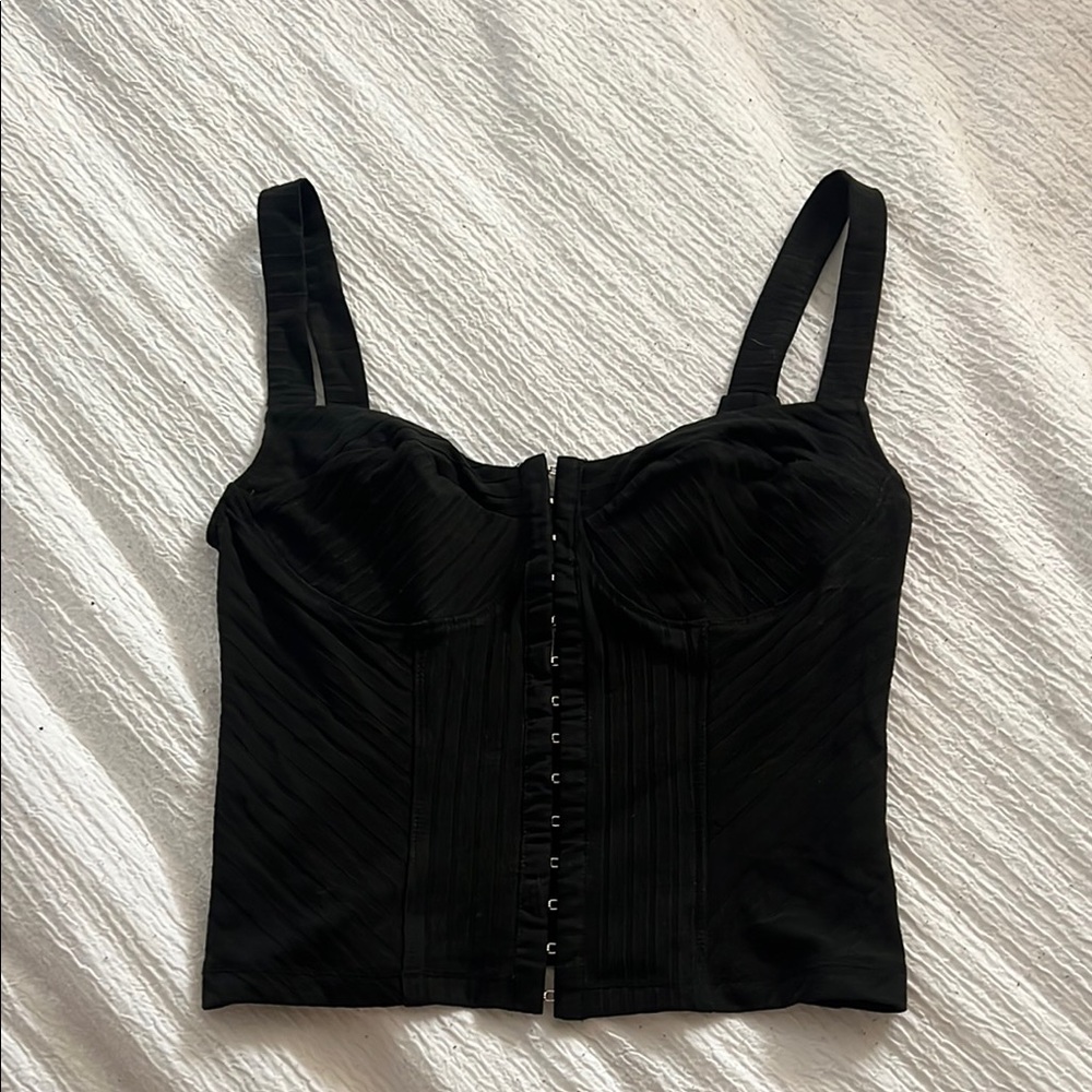 Marshalls Black Bustier Bodysuit Sleeveless